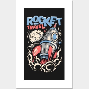 Rocket Travel Posters and Art